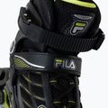 Rolki dziecięce FILA Wizy Alu black/lime 5
