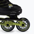Rolki dziecięce FILA Wizy Alu black/lime 6