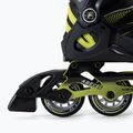 Rolki dziecięce FILA Wizy Alu black/lime 7