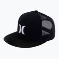 Czapka z daszkiem męska Hurley Icon Solid Flat Trucker black