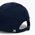 Czapka z daszkiem męska Hurley Blank Canvas navy 4