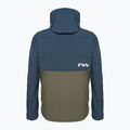 Kurtka rowerowa męska Northwave Easy Out Softshell deep blue/forest green 2