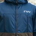 Kurtka rowerowa męska Northwave Easy Out Softshell deep blue/forest green 9