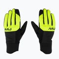 Rękawiczki rowerowe męskie Northwave Fast Gel black/yellow fluo 3