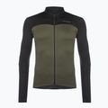 Bluza rowerowa męska Northwave Force 2 Jersey FZ black/forest green