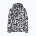 Kurtka narciarska damska EA7 Emporio Armani Ski Kitzbuhel Softshell fancy white animalier 2
