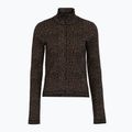 Komplet bielizny termoaktywnej damskiej EA7 Emporio Armani Ski Jacquard Knitted fancy brown animalier 3