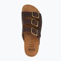 Klapki damskie Scholl Rio Wedge Ad Med dark brown 3
