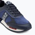 Buty EA7 Emporio Armani Black & White Suede sky captain/deep cobal/mineral 7