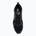 Buty EA7 Emporio Armani Black & White Suede triple black micropunch 5