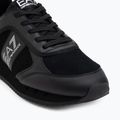 Buty EA7 Emporio Armani Black & White Suede triple black micropunch 7