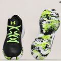 Buty do koszykówki męskie Under Armour Jet '21 black/white/lime surge 11