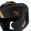 Kask bokserski Hayabusa T3 Headgear black/gold 4