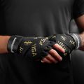 Bandaże bokserskie Hayabusa Premium Jacquard Handwraps 450 cm black/gold 4