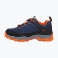 Buty trekkingowe dziecięce CMP Rigel Low Wp b.blue / arancio 10