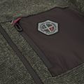 Bluza polarowa męska CMP 35H3907 Melange Knitted forest melange/nero/ferrari 4