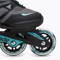 Rolki damskie Rollerblade Zetrablade W black/light blue 6