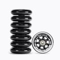 Kółka do rolek z łożyskami Rollerblade 84 mm/80A + SG7 + 8 mm 8 szt. black