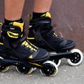 Rolki męskie Rollerblade Macroblade 100 3WD black/saffron yellow 6