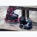 Rolki dziecięce z ochraniaczami Rollerblade Fury Combo Jr black/red 2