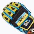 Rękawice narciarskie Level Worldcup CF yellow/blue 5