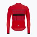 Bluza rowerowa męska Santini Ecosleek Bengal red 5