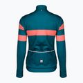 Bluza rowerowa damska Santini Coral Bengal teal/orange 2
