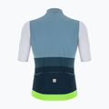 Koszulka rowerowa męska Santini Redux Istinto fluor green 2