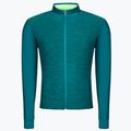 Longsleeve rowerowy męski Santini Colore Winter green