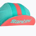 Czapka z daszkiem rowerowa Santini Bengal aqua 6
