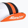 Czapka z daszkiem rowerowa Santini Bengal white 6