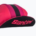 Czapka z daszkiem rowerowa Santini Bengal red 6