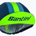 Czapka rowerowa Santini Bengal fluor green 6