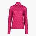 Bluza narciarska damska EA7 Emporio Armani Pure Powerstretch T-Top Half Zip fancy vivacious mono