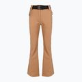 Spodnie narciarskie damskie EA7 Emporio Armani Pure Softshell Waisted mocha mousse