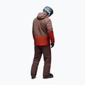 Kurtka narciarska męska Oakley Canopy Pro Insulated dark umber/flame red 3