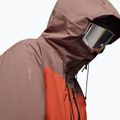 Kurtka narciarska męska Oakley Canopy Pro Insulated dark umber/flame red 4