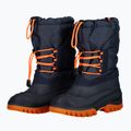 Śniegowce juniorskie CMP Ahto Snowboots Wp black blue/orange fluo 15