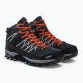 Buty trekkingowe męskie CMP Rigel Mid Wp antracite/flash orange 4