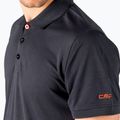 Koszulka polo męska CMP 3T60077 Polo antracite/red orange 4