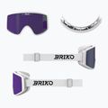 Gogle narciarskie Briko Pulse white/purple 5
