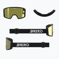Gogle narciarskie dziecięce Briko Frostbite black/yellow 7