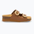 Klapki damskie Scholl Montery 2 Straps Ad Med cognac 2