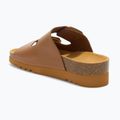 Klapki damskie Scholl Montery 2 Straps Ad Med cognac 3