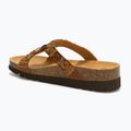Klapki damskie Scholl New Bogota Wedge Med cognac/multi 3