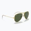 Okulary przeciwsłoneczne Ray-Ban Aviator Classic arista gold/green g-15