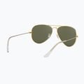 Okulary przeciwsłoneczne Ray-Ban Aviator Classic arista gold/green g-15 polarized 6