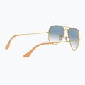 Okulary przeciwsłoneczne Ray-Ban Aviator Classic arista gold/light blue 6