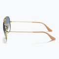 Okulary przeciwsłoneczne Ray-Ban Aviator Classic arista gold/light blue 7