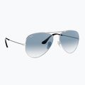 Okulary przeciwsłoneczne Ray-Ban Aviator Classic silver/light blue